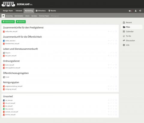 Bornkamp.org web design