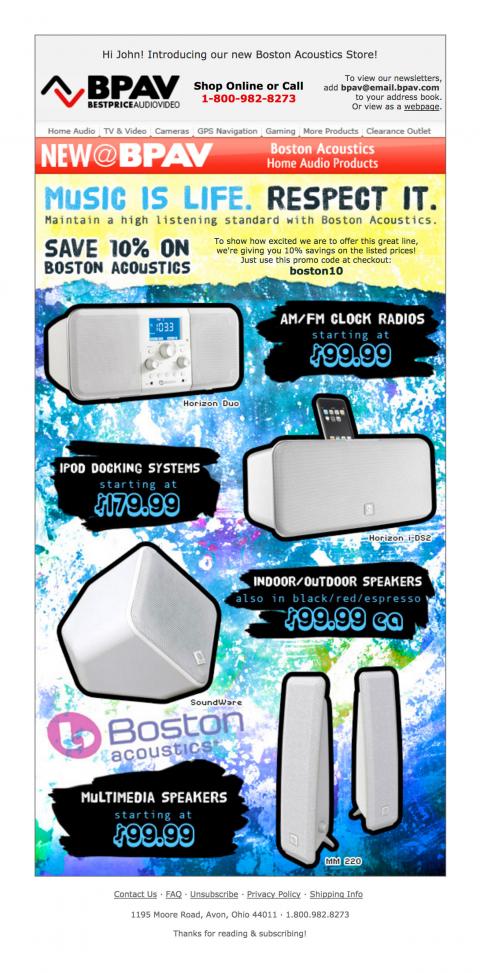 Best Price Audio Video newsletter