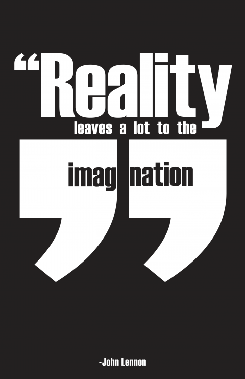 Typography-based inspirational poster design