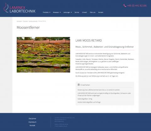 Laminex web design