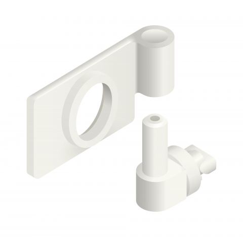 Quadro Screw Hinge illustration