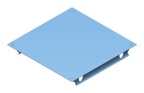 Quadro part vector illustration